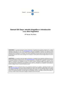 Samuel Gili Gaya: estudio biográfico e introducción a su obra