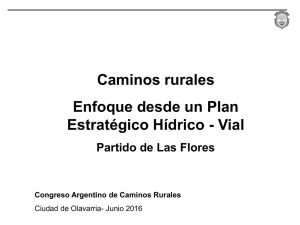 Diapositiva 1 - Caminos Rurales