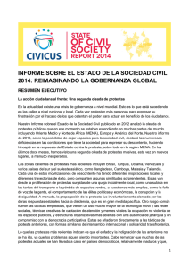 informe sobre el estado de la sociedad civil 2014