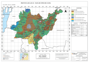 provincia de azuay - mapa de tipos de clima
