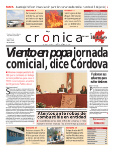 martes 12 de abril - La Crónica de Hoy en Hidalgo
