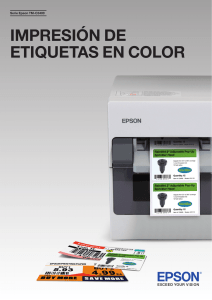 impresión de etiquetas en color