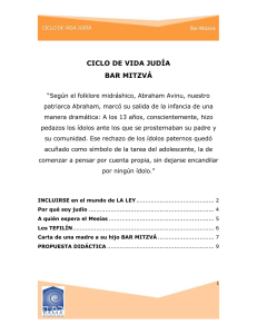 ciclo de vida judía bar mitzvá