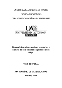 1. Teoría láser - Universidad Autónoma de Madrid