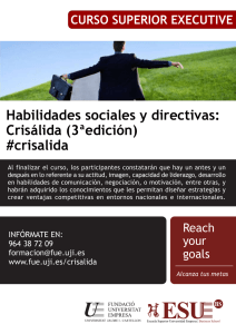 Habilidades sociales y directivas: Crisálida (3ªedición) #crisalida