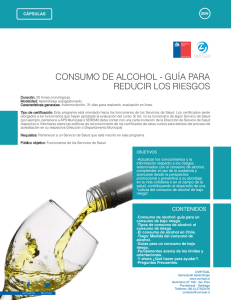 consumo de alcohol - guía para reducir los riesgos - Minsal