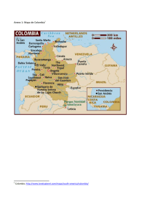 Anexo 1: Mapa de Colombia1