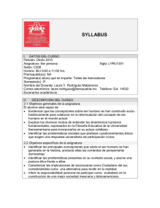 syllabus - Universidad Iberoamericana Puebla