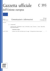 Gazzetta ufficiale dell`Unione europea - L`Azienda