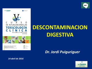 Descontaminación Digestiva