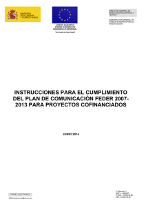 Instrucciones para el Cumplimiento del Plan de Comunicación
