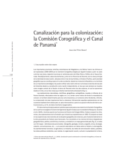 la Comisión Corográfica y el Canal de Panamá