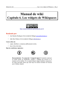 Los widgets de Wikispaces