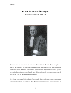 Arturo Alessandri Rodríguez - Academia de Derecho Civil y