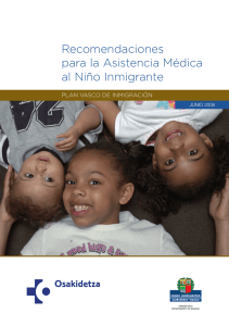 Recomendaciones para la Asistencia Médica al Niño