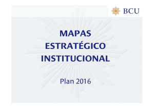 Mapas estratégicos 2016 - Banco Central del Uruguay