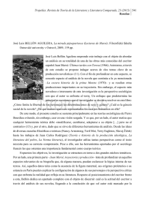 José Luis BELLÓN AGUILERA," La mirada pijoapartesca (Lecturas