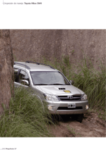 Toyota Hilux SW4 SRV Manual