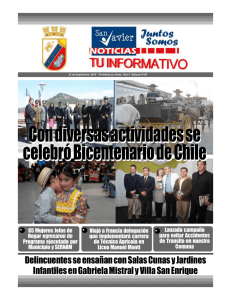 periódico - I. Municipalidad de San Javier