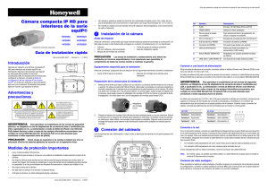 Cámara compacta IP HD para interiores de la serie equIP® Guía de