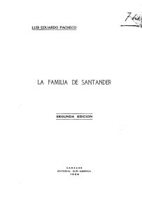 La familia de Santander - Actividad Cultural del Banco de la República
