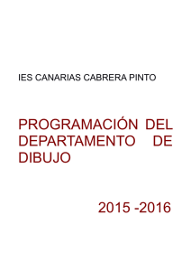 Programación didáctica del departamento ( 2015