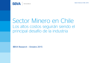 Situación minería Chile 2015