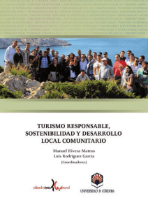Turismo responsable, sostenibilidad y desarrollo local