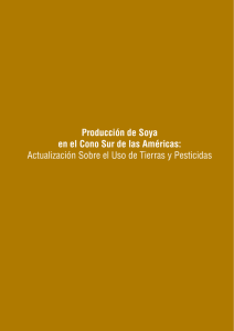 Producción de Soya en el Cono Sur de las Américas