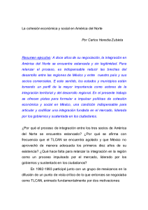 HEREDIA Zubieta, Carlos La cohesión económica y social en