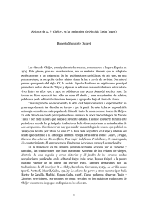 pdf "Relatos" de A. P. Chéjov, en la traducción de Nicolás Tasin (1920)