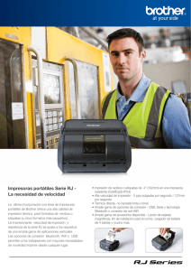 Impresoras portátiles Serie RJ - La necesidad de velocidad