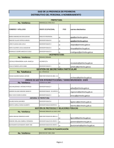 gad de la provincia de pichincha distributivo