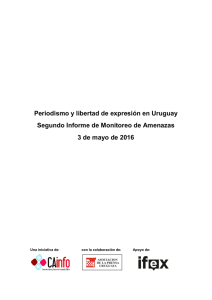 Periodismo y libertad de expresión en Uruguay Segundo Informe de