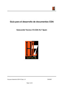 Guía CDA - HL7 Spain