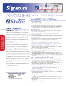 signature share™ - riego comercial/jardinería