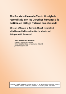 Pacem in terris A Church reconcilied with Human