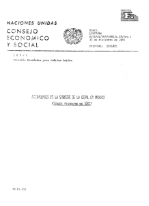 naciones unidas - Comisión Económica para América Latina y el