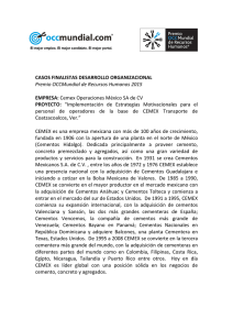 CASOS FINALISTAS DESARROLLO ORGANIZACIONAL Premio