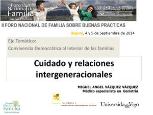 Miguel Angel Vázquez-Cuidado Relaciones Intergeneracionales