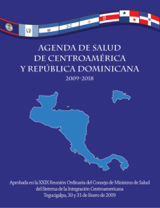agenda de salud de centroamérica y república