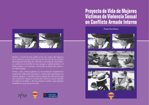 Proyecto de Vida de Mujeres Víctimas de Violencia Sexual en
