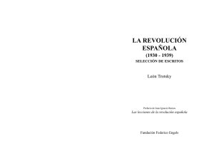 Escritos sobre la revolución en España. L. Trotsky