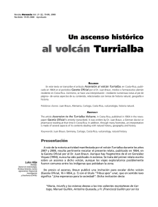 al volcán Turrialba - Portal de revistas académicas de la