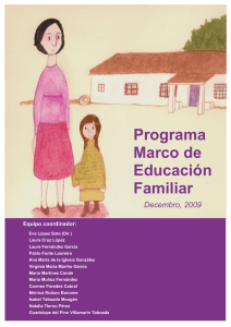 Programa Marco de Educación Familiar