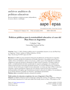 archivos analíticos de políticas educativas