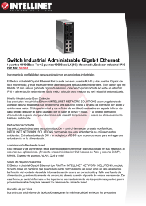 Switch Industrial Administrable Gigabit Ethernet