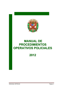manual de procedimientos operativos policiales 2012