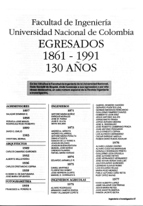 egresados 130anos - Universidad Nacional de Colombia