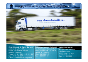 Nuestro Folleto - Transportes Juan José Gil